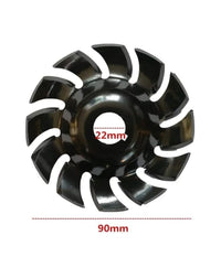 Lama Disco Taglio Legno 12 Denti Per Smerigliatrice Angolare 22.23mm 125mm 07564         