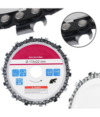 Lama Disco Taglio Legno A Catena Per Smerigliatrice Angolare 125 X 22 Mm         