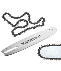 Lama E Barra Per Motosega 25cm + Catena Di Ricambio Moto Sega 250 Mm         