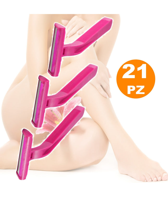 Lamette Doppia Lama Bilama Donna Per Depilazione Gambe Ascelle Rasoio Usa Getta         