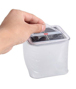 Lampada 10 Led Solare Gonfiabile Da Giardino Impermeabile Piscina Galleggiante         