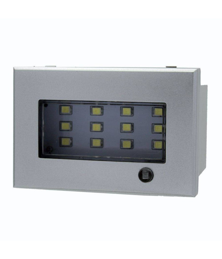 Lampada 3m Led Segnapasso Emergenza Silver Compatibile Bticino Axolute         