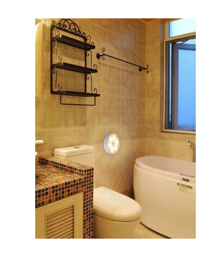 Lampada 6 Led 6 W Sensore Crepuscolare Luce Ricaricabile Usb Luce 6500k 4000k  -bianco Naturale      -