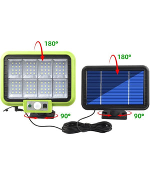 Lampada A Energia Solare Sensore Movimento 3 Modalità  Impermeabile Scale Giardino         