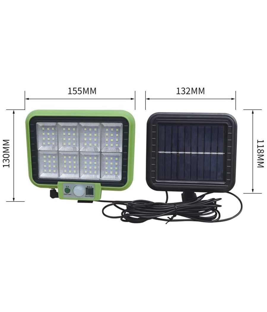 Lampada A Energia Solare Sensore Movimento 3 Modalità  Impermeabile Scale Giardino         