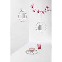 Lampada a led da Parete con Gancio Poldina Grigio Scuro ricaricabile e dimmerabile con batteria fino a 12 ore