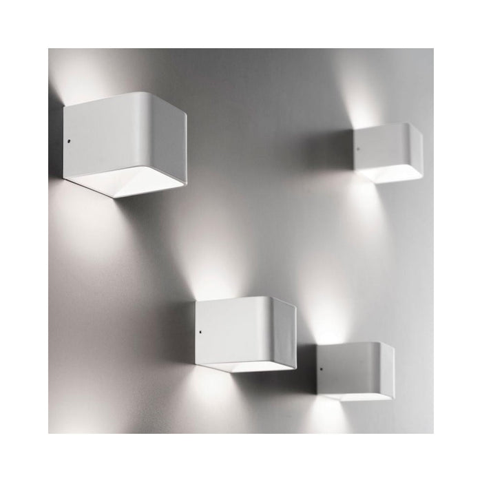 Lampada a led da parete Cubetto IP20 5,6W bianca