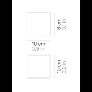 Lampada a led da parete Cubetto IP20 5,6W bianca