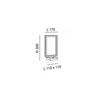 Lampada a led da tavolo BARD 15W Oro Opaco 3394-30-225 Fabas Luce