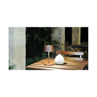 Lampada a led da tavolo Olivia Pro mini arancio ricaricabile e dimmerabile