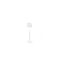 Lampada a led da tavolo Poldina Pro Micro Bianca ricaricabile e dimmerabile con batteria fino a 12 ore