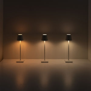 Zafferano - Lampada a led da tavolo Poldina Pro Micro Ocra ricaricabile e dimmerabile - 1.8W 2200-2700-3000K