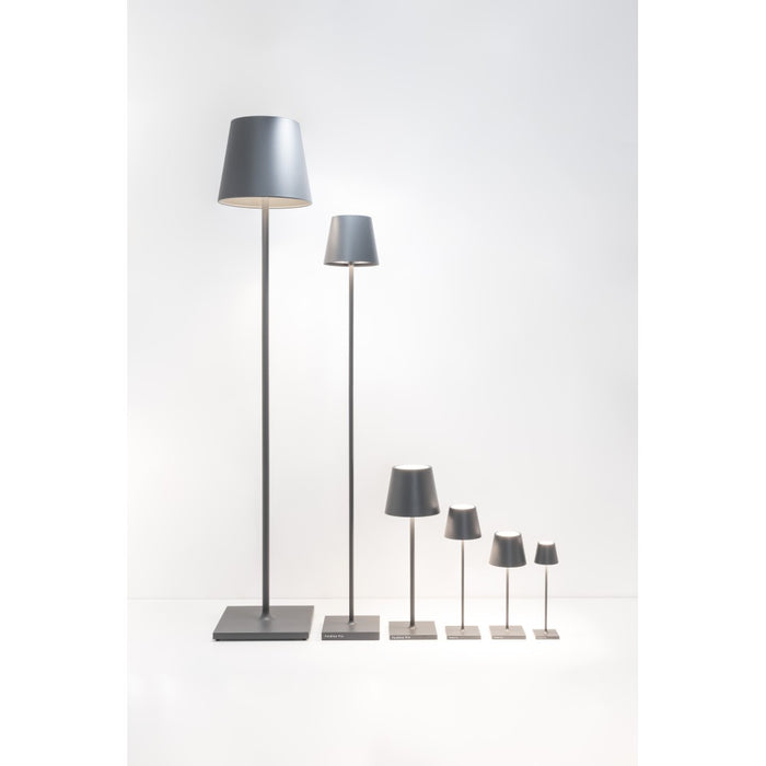 Zafferano - Lampada a led da tavolo Poldina Pro Micro Ocra ricaricabile e dimmerabile - 1.8W 2200-2700-3000K