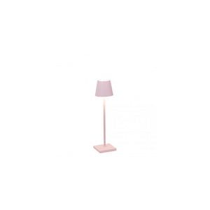 Lampada a led da tavolo Poldina Pro Micro Rosa ricaricabile e dimmerabile con batteria fino a 12 ore