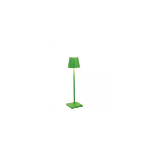 Lampada a led da tavolo Poldina Pro Micro Verde Mela ricaricabile e dimmerabile con batteria fino a 12 ore