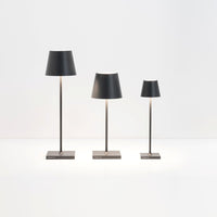 Zafferano - Lampada a led da tavolo Poldina Pro Ocra ricaricabile e dimmerabile - 2.2W 2200-2700-3000K