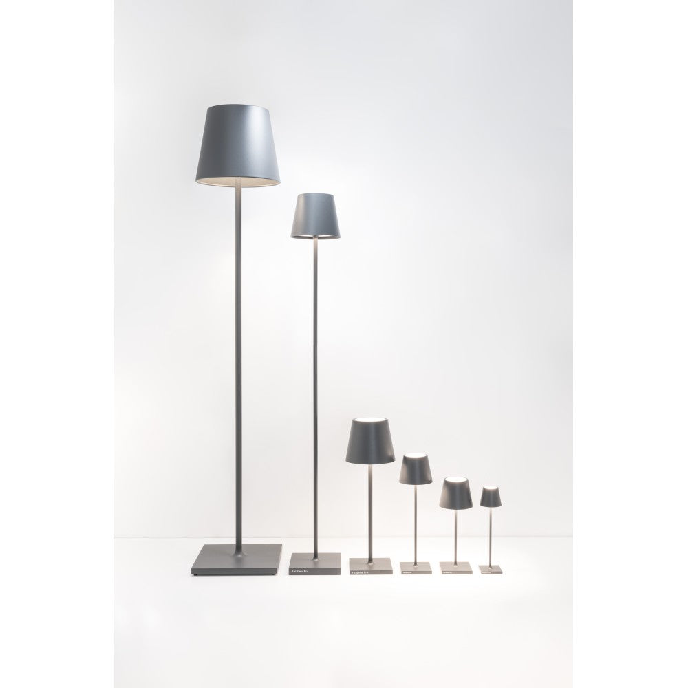 Zafferano - Lampada a led da tavolo Poldina Pro Ocra ricaricabile e dimmerabile - 2.2W 2200-2700-3000K