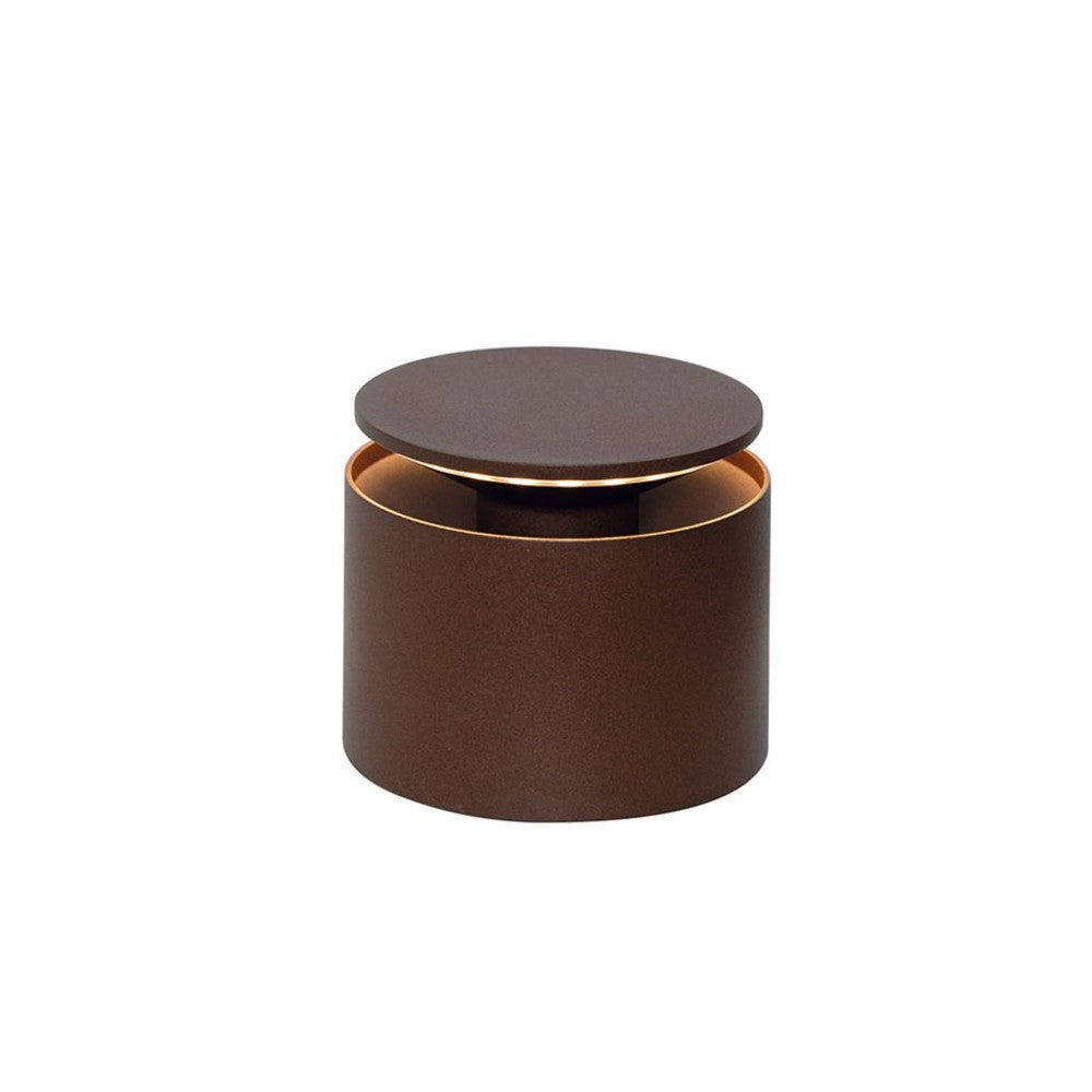 Lampada a led da tavolo Push Up Corten portatile e ricaricabile
