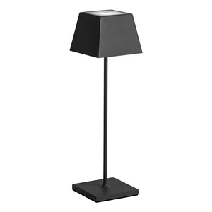 Lampada a led da tavolo Siesta nero portatile e ricaricabile IP54