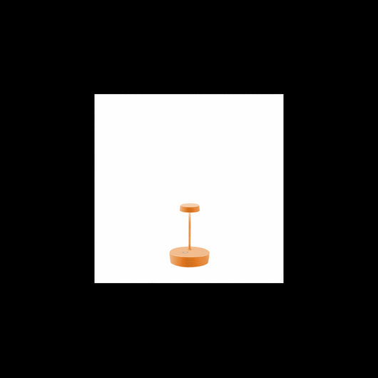 Lampada a led da tavolo Swap mini pro Arancio ricaricabile e dimmerabile
