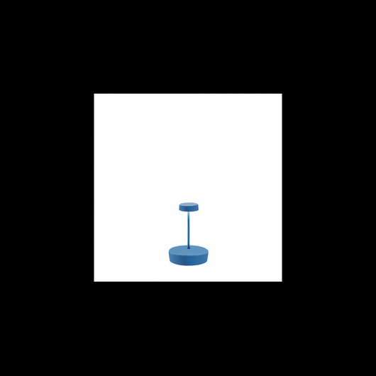 Lampada a led da tavolo Swap mini pro Blu ricaricabile e dimmerabile