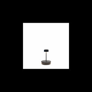 Lampada a led da tavolo Swap mini pro Nero ricaricabile e dimmerabile