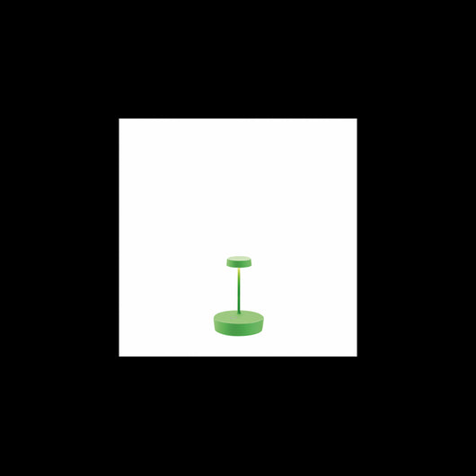 Lampada a led da tavolo Swap mini pro Verde mela ricaricabile e dimmerabile