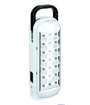 Lampada A Led Di Emergenza Portatile Ricaricabile Luce Bianca Fredda Con Manico         