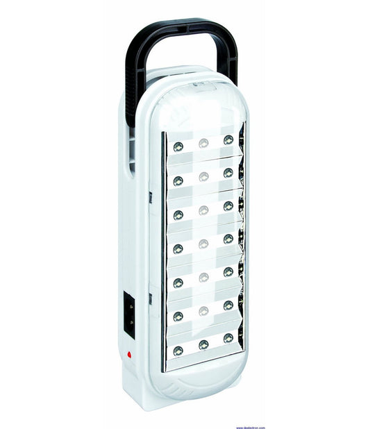 Lampada A Led Di Emergenza Portatile Ricaricabile Luce Bianca Fredda Con Manico         