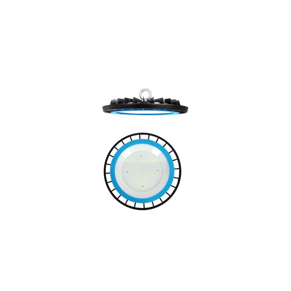 Lampada a led industriale "UFO" da 150W per 5/6 metri di altezza