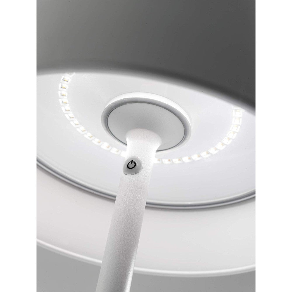 Lampada a led Poldina Pro XXL Corten ricaricabile e dimmerabile 150cm con batteria fino a 12 ore