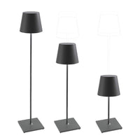 Lampada a led Poldina Pro XXL Grigio Scuro ricaricabile e dimmerabile 150cm con batteria fino a 12 ore