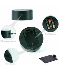 Lampada A Led Rgb Acrilico Personalizzata Effetto 3d Telecomando Decorativa Casa     -altezza (h) Max 35 Cm   -