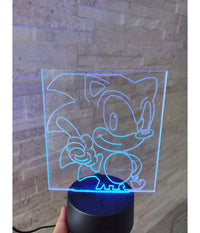 Lampada A Led Rgb Acrilico Personalizzata Effetto 3d Telecomando Decorativa Casa         