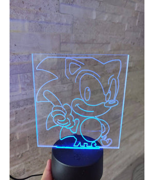 Lampada A Led Rgb Acrilico Personalizzata Effetto 3d Telecomando Decorativa Casa         