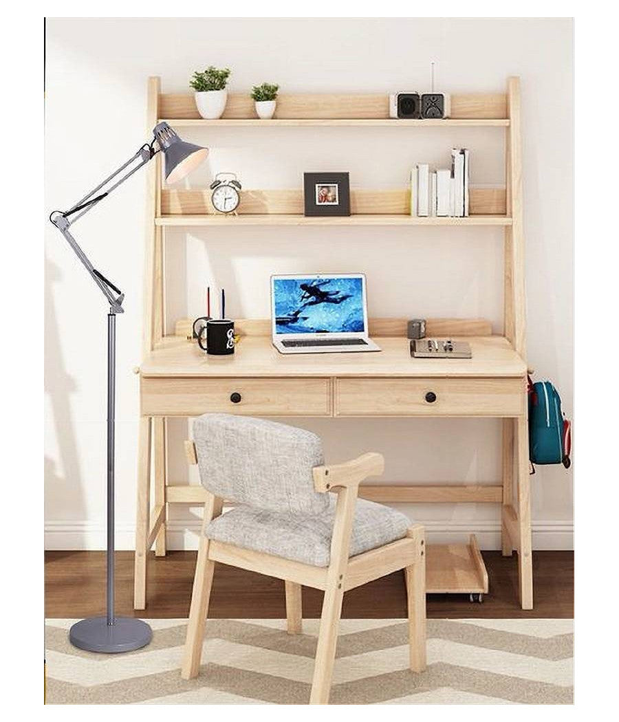 Lampada A Piantana Da Terra Braccio Orientabile Luce Lettura In Metallo E27 D15  Argento       