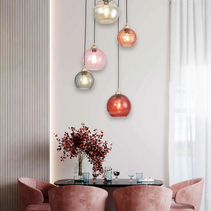 LÚZETE - LAMPADA A SOFFITTO 5 LUCI NERIUM