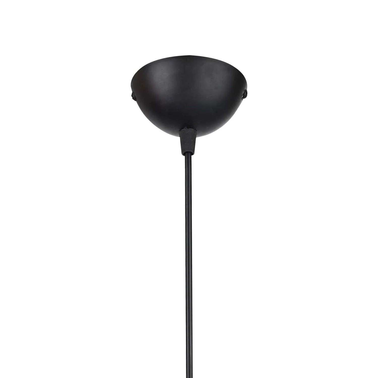 LÚZETE - LAMPADA A SOFFITTO ACCIAIO NERO Ø 36 CM ODELL