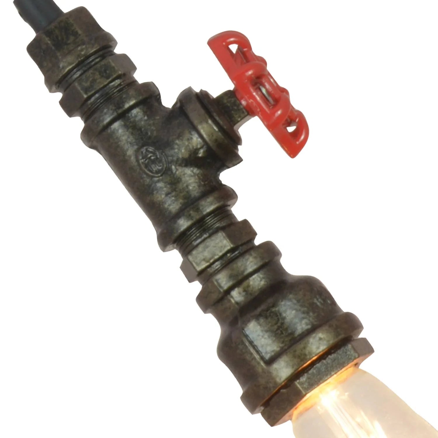 LÚZETE - LAMPADA A SOSPENSIONE 1 LUCE RUGGINE ANTICO E27