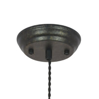 LÚZETE - LAMPADA A SOSPENSIONE 1 LUCE RUGGINE ANTICO E27