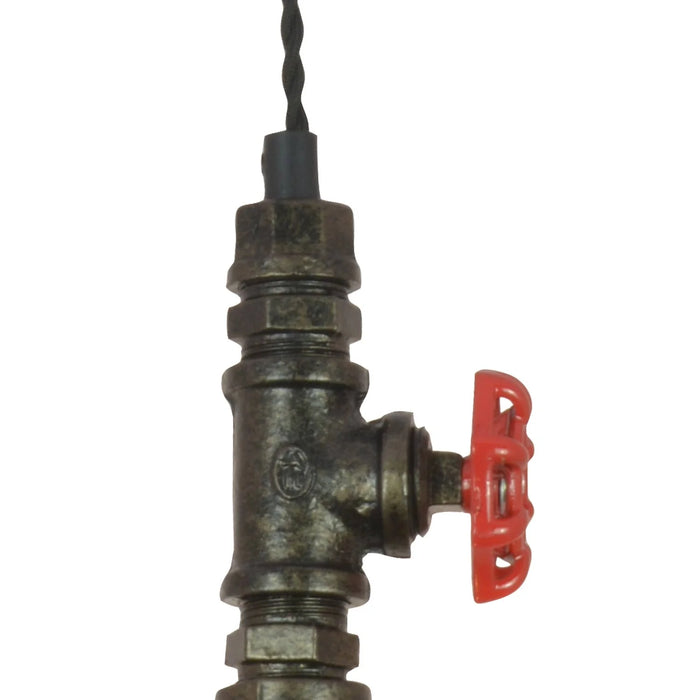 LÚZETE - LAMPADA A SOSPENSIONE 1 LUCE RUGGINE ANTICO E27