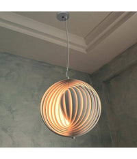 Lampada A Sospensione 3d Geometrico Cerchio E27 Lampada Regolabile Pendente Lp-85b         