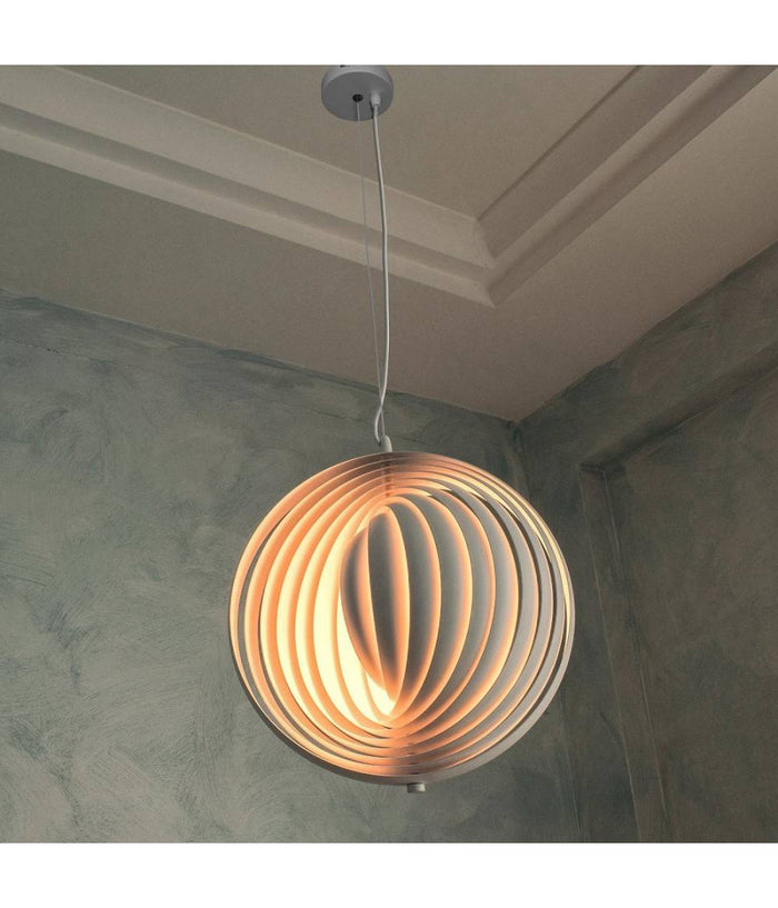 Lampada A Sospensione 3d Geometrico Cerchio E27 Lampada Regolabile Pendente Lp-85b         