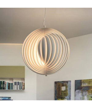 Lampada A Sospensione 3d Geometrico Cerchio E27 Lampada Regolabile Pendente Lp-85b         