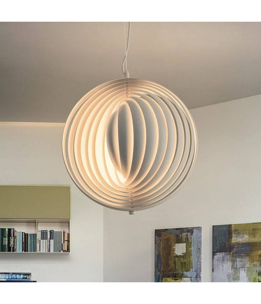 Lampada A Sospensione 3d Geometrico Cerchio E27 Lampada Regolabile Pendente Lp-85b         