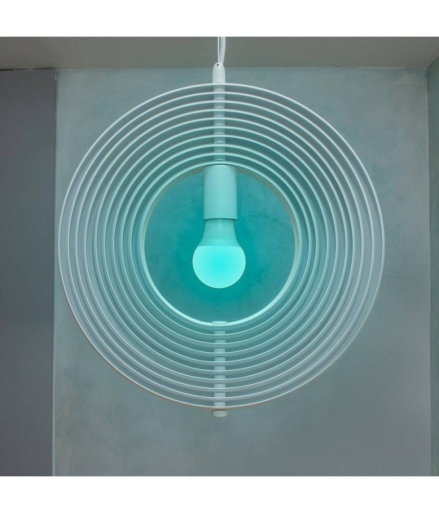 Lampada A Sospensione 3d Geometrico Cerchio E27 Lampada Regolabile Pendente Lp-85b         