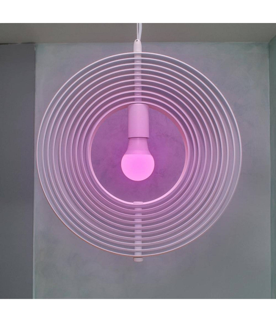 Lampada A Sospensione 3d Geometrico Cerchio E27 Lampada Regolabile Pendente Lp-85b         