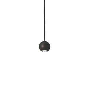 Lampada A Sospensione Archimede Sp Sfera Nero Ideal-Lux