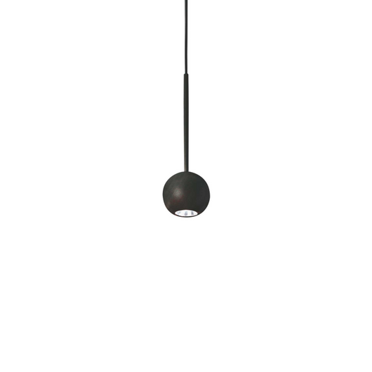 Lampada A Sospensione Archimede Sp Sfera Nero Ideal-Lux