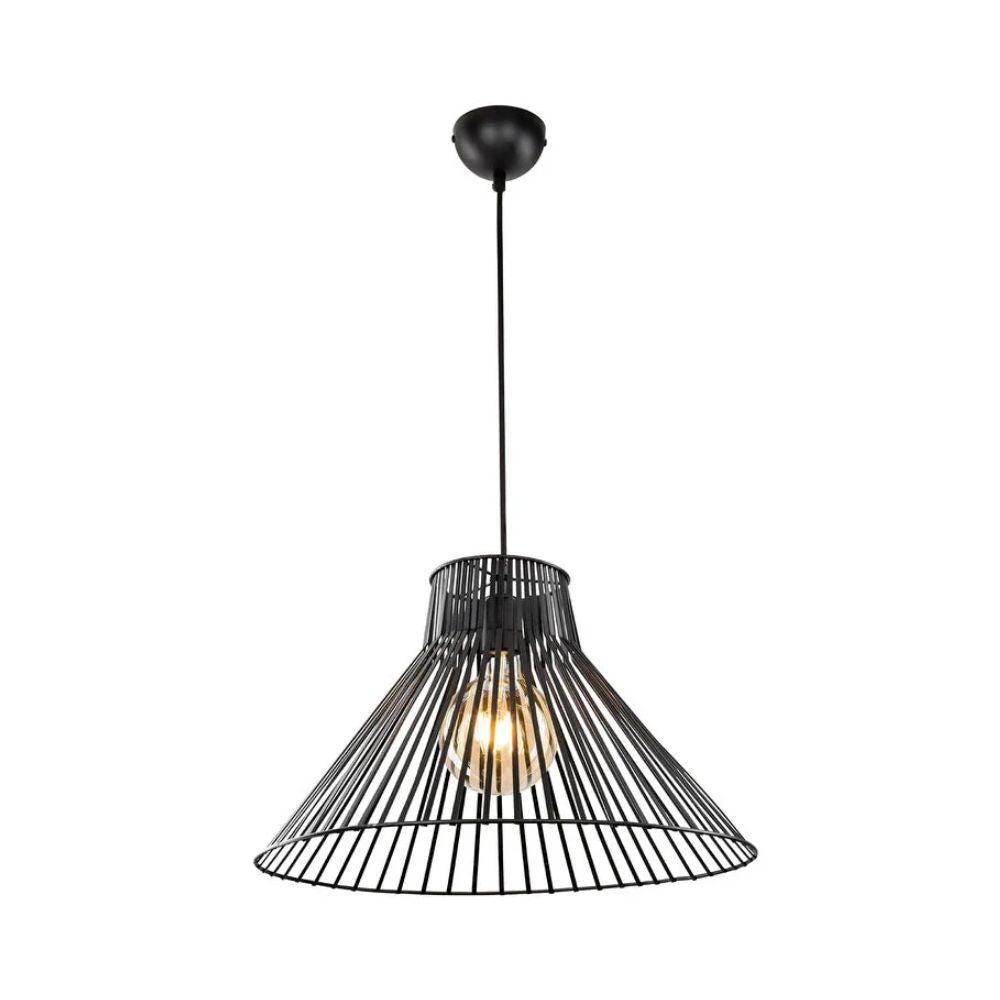 Lampada a sospensione filo metallico Panama MDL4135 colore nero